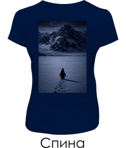 Жіноча футболка Penguin (Спина)