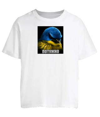 Футболка оверсайз Потужно