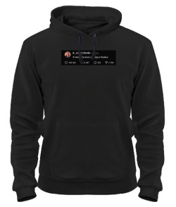 Толстовка-худі Я ляжу, цитата