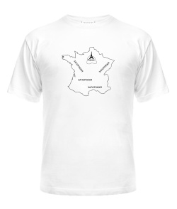 Мужская Футболка За Парижом