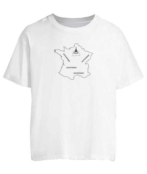 Футболка оверсайз За Парижом