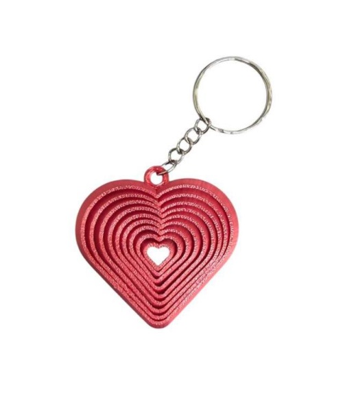3-D брелок Серце