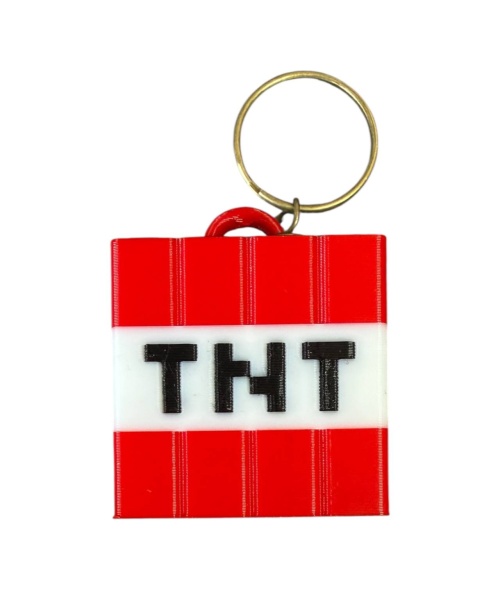 3-D брелок Динаміт TNT - Майнкрафт