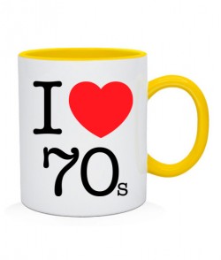 Чашка I love 70s