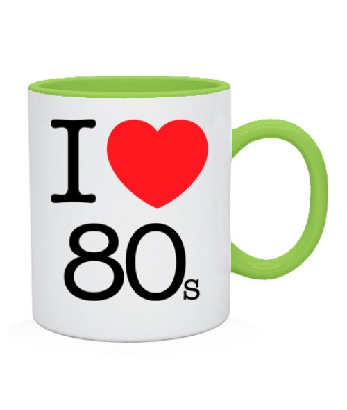 Чашка I love 80s