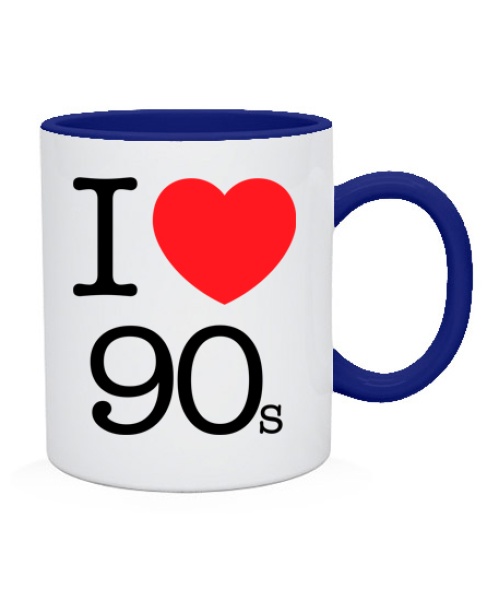 Чашка I love 90s