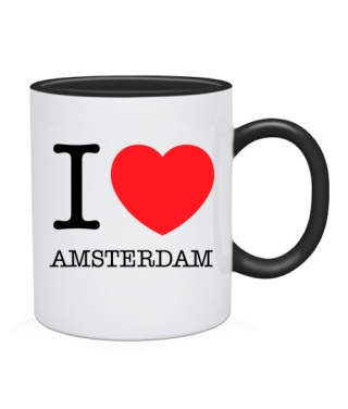 Чашка I love Amsterdam