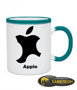 Чашка хамелеон Apple 2