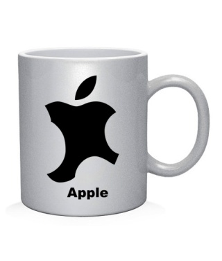 Чашка арт Apple 2