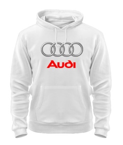 Толстовка (Белая S) Ауди (Audi)