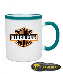 Чашка хамелеон Biker-Pub