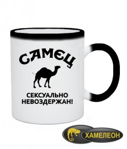 Чашка хамелеон CAMEЦ - сексуально невоздержан!