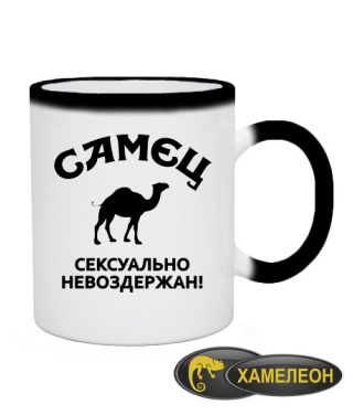 Чашка хамелеон CAMEЦ - сексуально невоздержан!