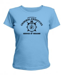 Жіноча футболка Інститут крим.-відповідь. служби