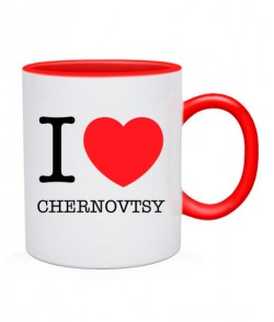 Чашка I love Chernovtsy