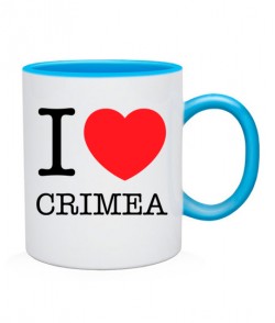 Чашка I love Crimea
