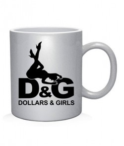 Чашка арт D8G - dollars8girls - варіант 2