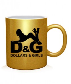 Чашка арт D8G - dollars 8 girls