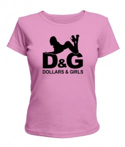 Женская футболка D8G - dollars 8 girls