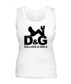 Женская майка D8G - dollars 8 girls