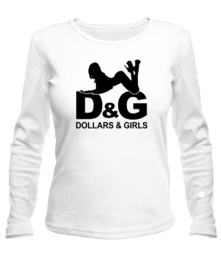 Жіночий лонгслів D8G - dollars 8 girls