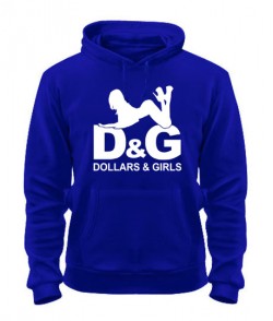 Толстовка-худі D8G - dollars 8 girls