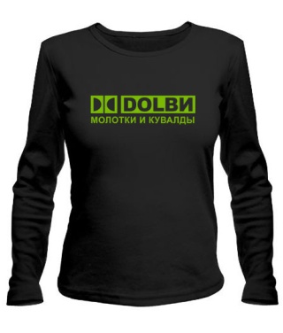 Жіночий лонгслів DOLBІ-молотки та кувалди