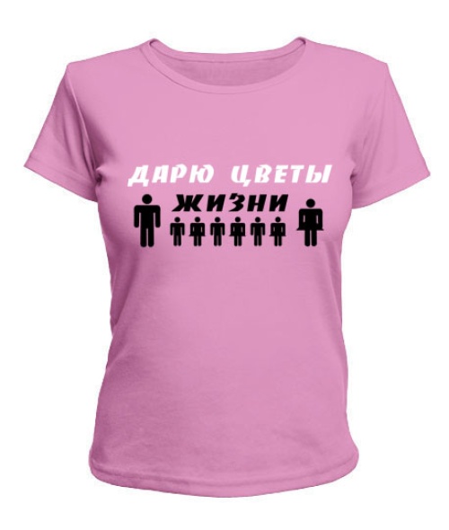 Жіноча футболка Дарую квіти життя