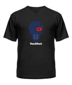 Чоловіча футболка з V-подібним вирізом Suicide Squad DeadShot