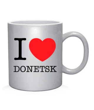 Чашка арт I love Donetsk