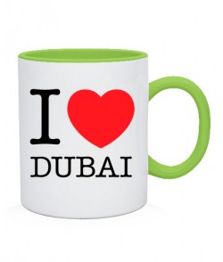 Чашка I love Dubai