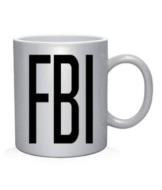 Чашка арт FBI 2