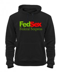 Толстовка-худи FedSex-Federal Sexpress
