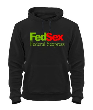 Толстовка-худи FedSex-Federal Sexpress