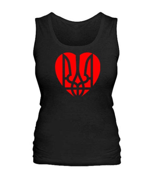 Жіноча майка Герб-серце