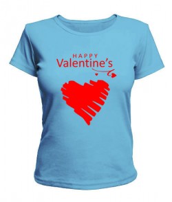 Женская футболка Happy Valentines
