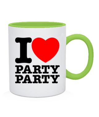 Чашка I love party