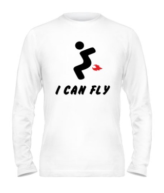 Мужской Лонгслив I can fly