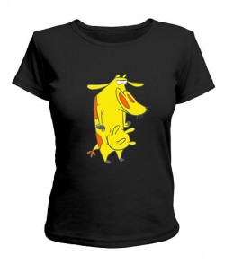 Женская футболка Корова Му №2