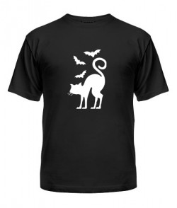 Чоловіча футболка Кіт і кажани