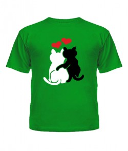 Дитяча футболка Закохані коти