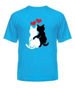Чоловіча футболка Закохані коти