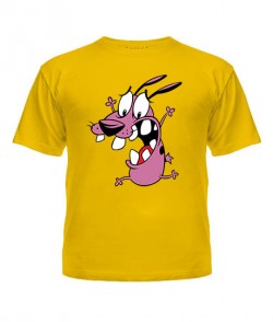Дитяча футболка Кураж - боягузливий пес