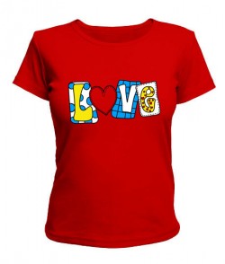 Женская футболка LOVE