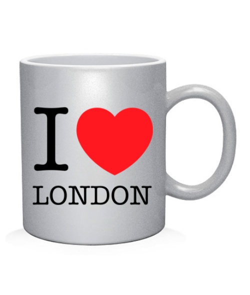 Чашка арт I love London