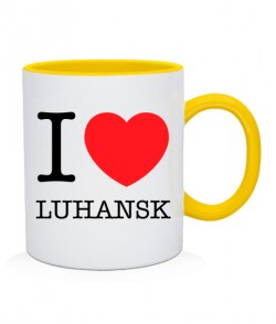 Чашка I love Luhansk