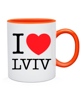 Чашка I love Lviv