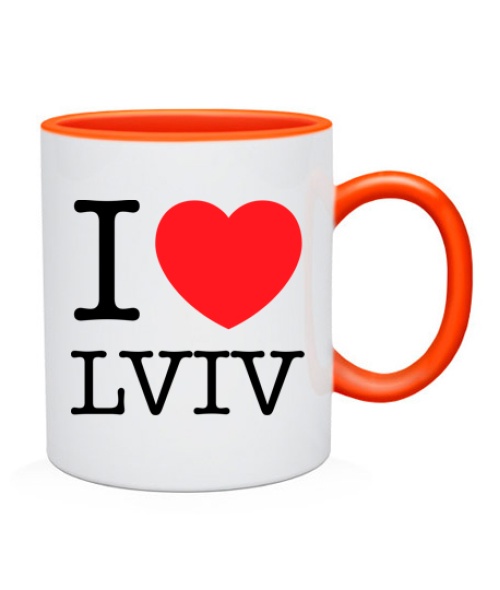 Чашка I love Lviv