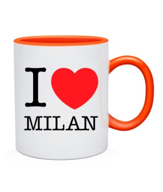 Чашка I love Milan