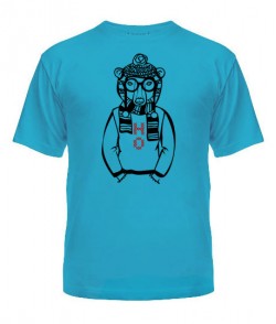 Чоловіча футболка Ведмедик-хіпстер